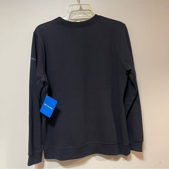 Columbia Woman’s Logo Crew Black NWT - Picture 3 of 12
